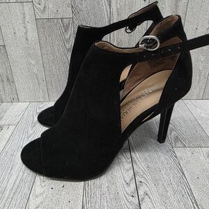 Christian Siriano Black Cutout Heels